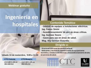 webinar ingeniería en hospitales